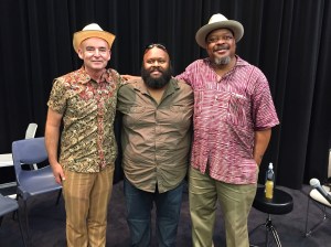 L-R Dom Turner, Joseph Tabua and Phil Wiggins